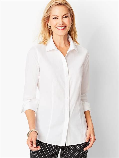 talbots white shirt